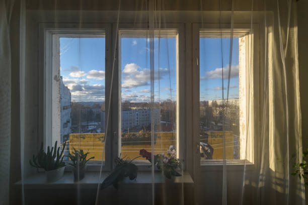 istock three part window in a room view by wide angle lens 941469860