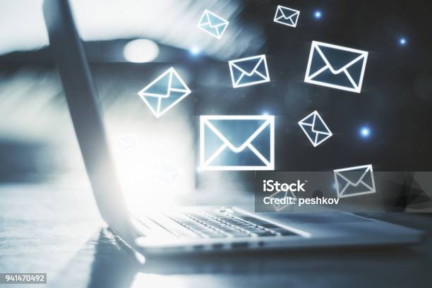 Email Marketing Concept Stock Photo - Download Image Now - E-Mail, Marketing, Technology