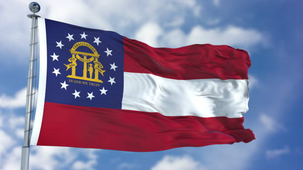 istock Georgia Waving Flag 941470780