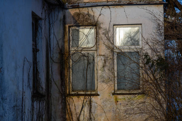 istock old countryside house details. wood and stone architecture elements 941473670