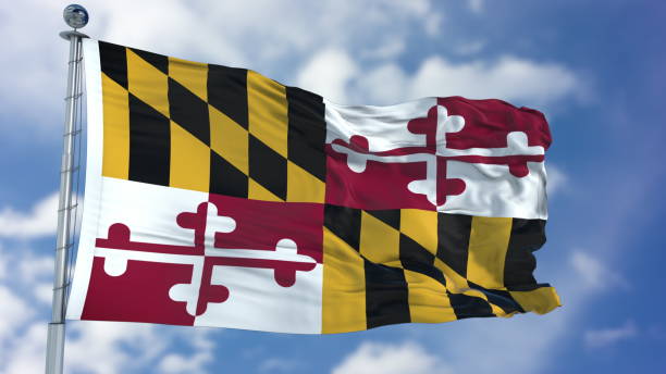 istock Maryland Waving Flag 941473700