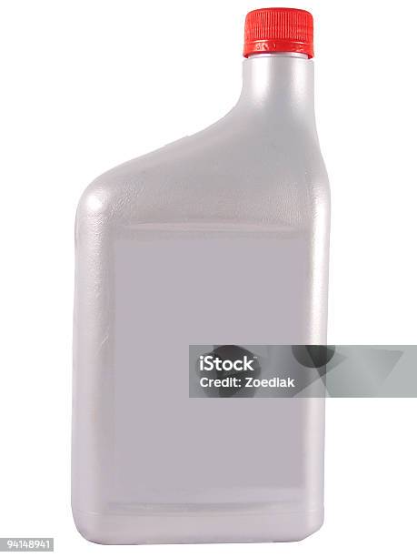 Silver Öl Flasche Stockfoto und mehr Bilder von Behälter - Behälter, Erdöl, Farbbild