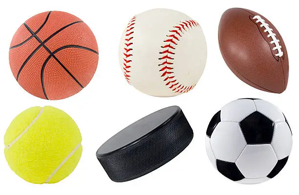 Photo of Variety of popular sports balls in white background