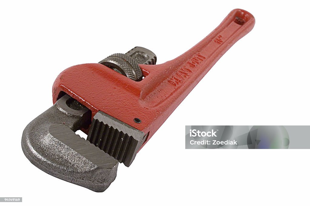 Pipe Wrench  Adjustable Wrench Stock Photo