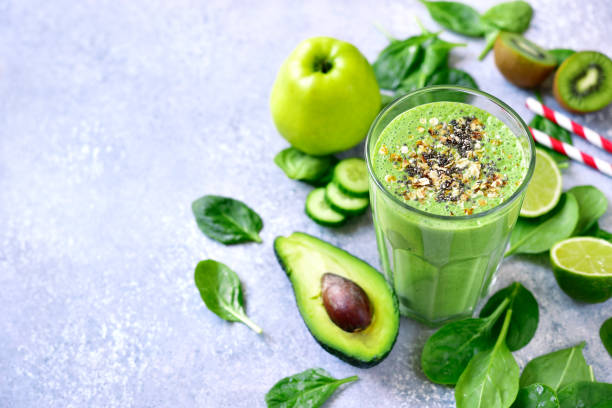 istock Detox smoothie with green vegetables 941491940