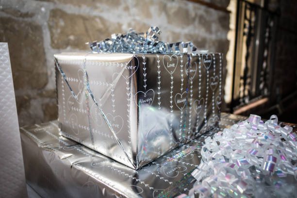 A stack of presents.
