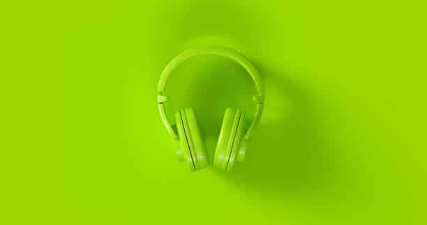 istock Green Headphones 941508818