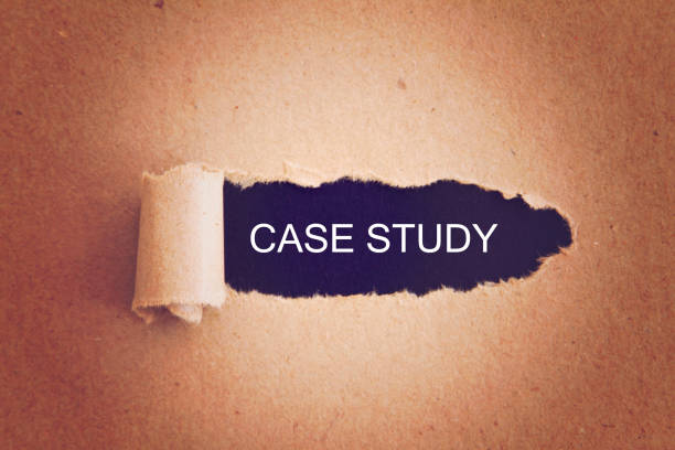 Case study Case study written under torn paper. case study stock pictures, royalty-free photos & images