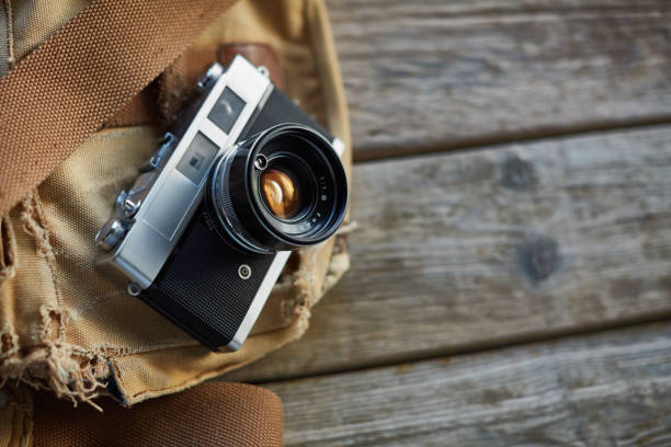 istock Vintage rangefinder film camera 941515332