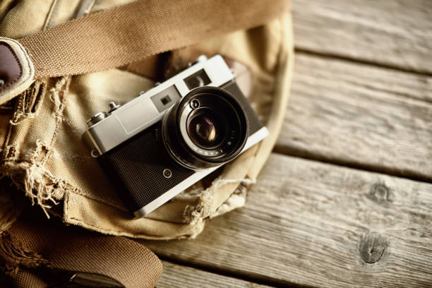 istock Vintage rangefinder film camera 941515416