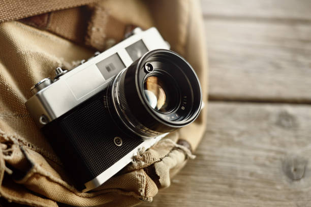 istock Vintage rangefinder film camera 941515430