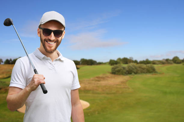 istock Golfer with golf club 941520938