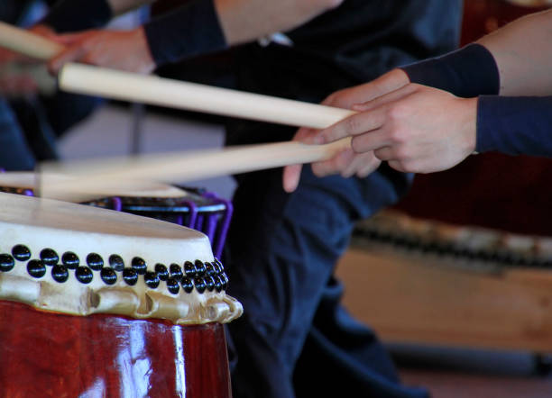 istock Performers with Taiku drums in Japan 941523308