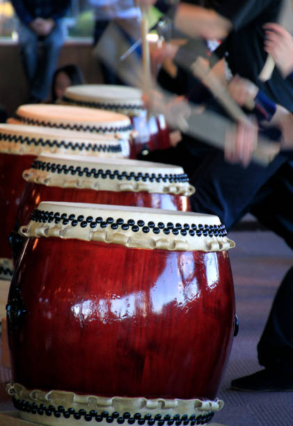 istock Performers with Taiku drums in Japan 941523442