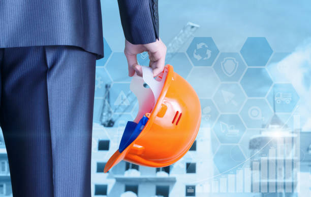 istock Businessman with helmet . 941531906