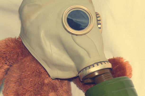istock A toy in a gas mask as a concept 15 941545994