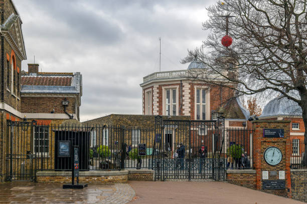 그리니치, 영국에서 왕립 천문대의 건물의 부분 - royal observatory 뉴스 사진 이미지