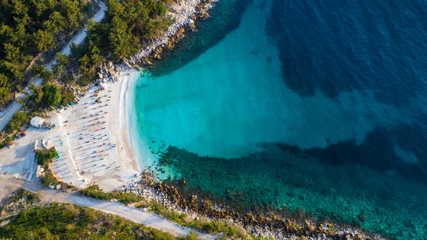 istock Marble beach (Saliara beach). Thassos island, Greece 941563436