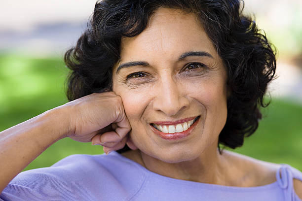 Sonriente mujer India - foto de stock