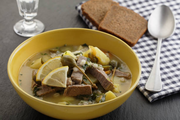 istock Rassolnik soup closeup 941567682