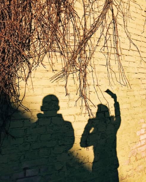 istock shadows of people on a brick wall 941574974