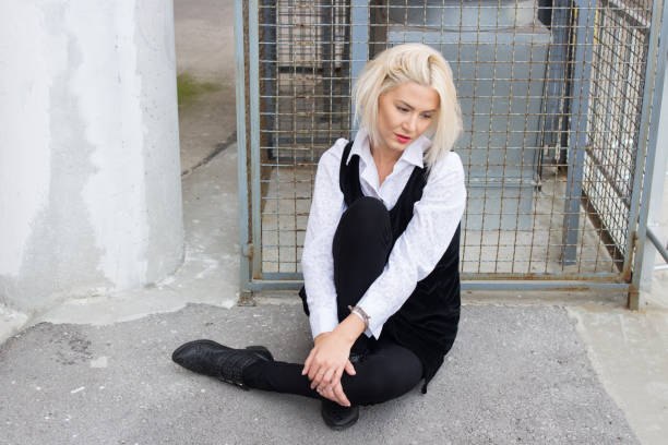 istock Blonde Near Cage 941575350