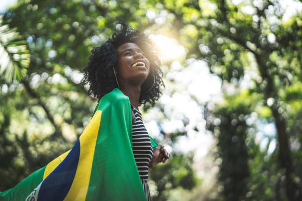 ブラジルのことを誇りに思っています。 - 世界スポーツ選手権 ストックフォトと画像