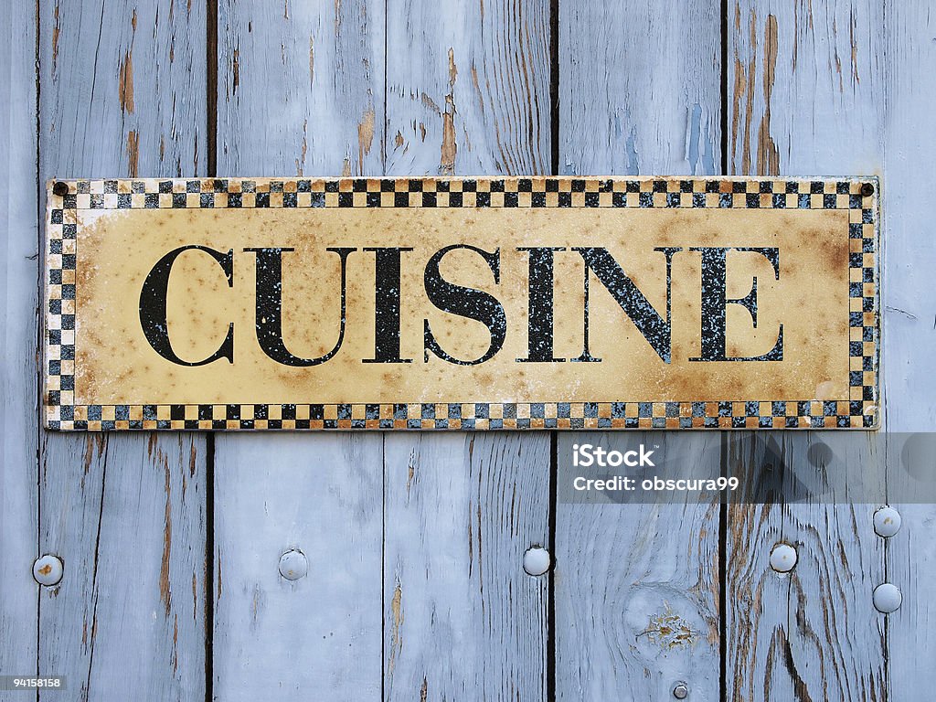 Cuisine sign  Advertisement Stock Photo