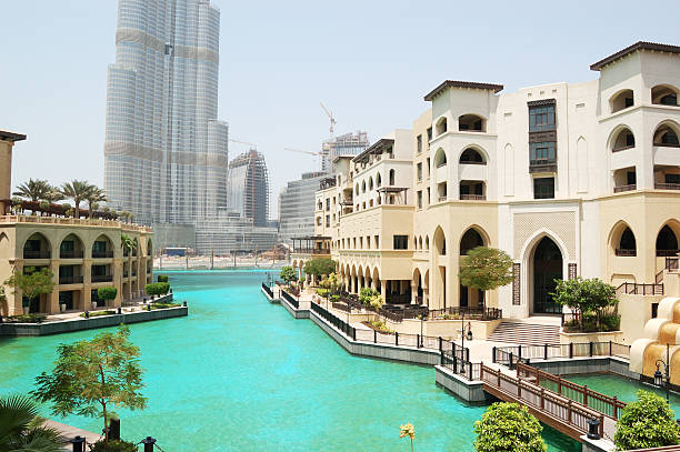 istock Arabic style hotel in Dubai downtown, UAE 94158196