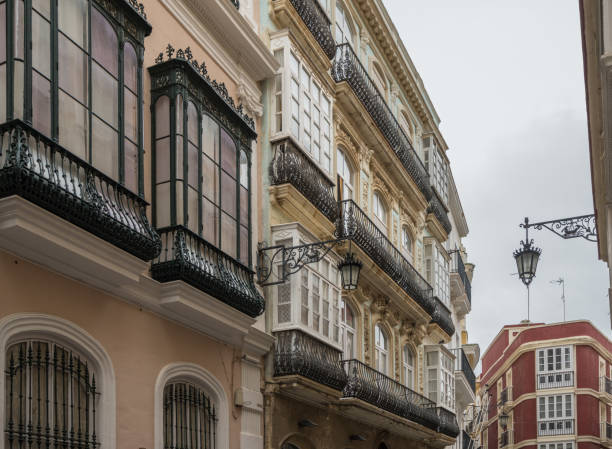 istock Ornate balconies in Cadiz, Southern Spain 941582230