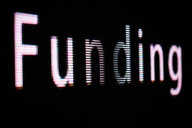 istock Funding letter in the billboard led display panel 941582306