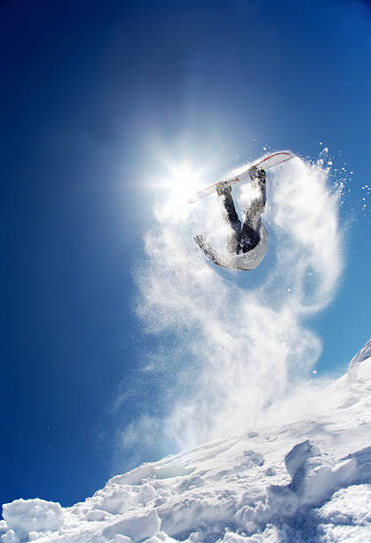 Snowboard stock photo