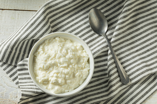 Homemade Low Fat Cottage Cheese Ready to Eat