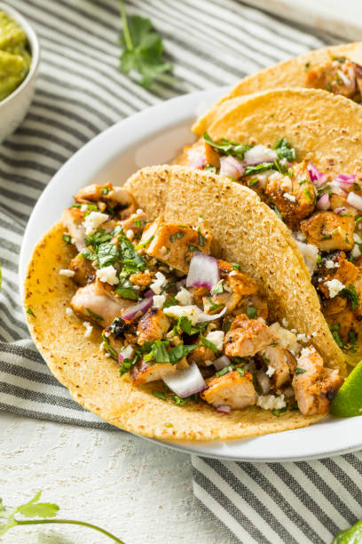 istock Homemade Chicken Tacos with Onion 941591180