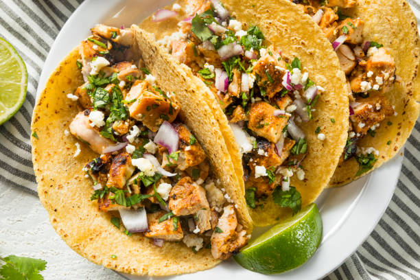istock Homemade Chicken Tacos with Onion 941591238