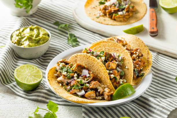 istock Homemade Chicken Tacos with Onion 941591322