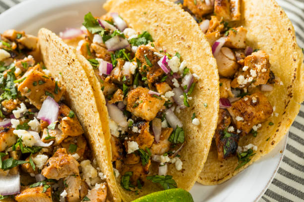 istock Homemade Chicken Tacos with Onion 941591922