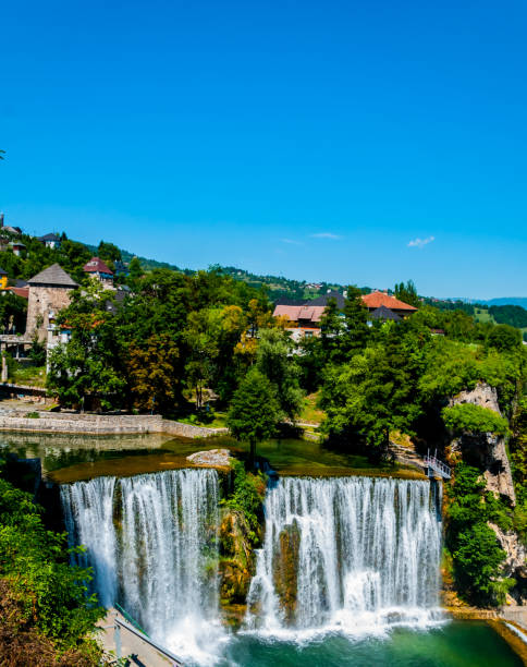 istock Waterfall in the city of Jajce 941593074