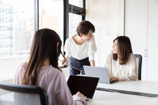 istock asian businesswomen working in office 941593532