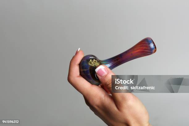 Marijuana Pipe In A Hand Stock Photo - Download Image Now - Cannabis Plant, Bong, Pipe - Smoking Pipe