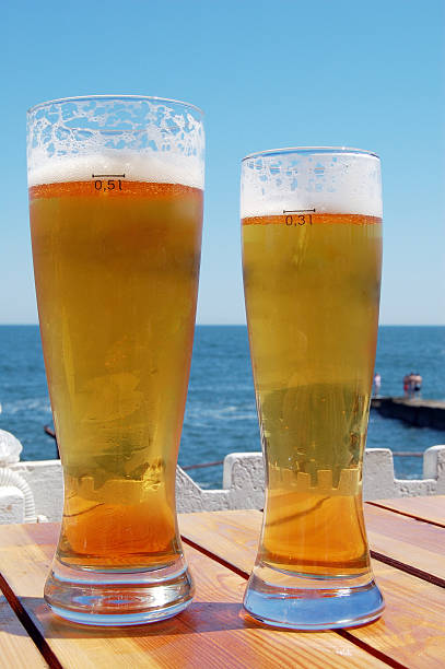 istock Two beer near the sea 94159807