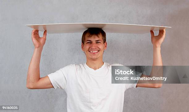 Photo libre de droit de Souriant Gars banque d'images et plus d'images libres de droit de Adulte - Adulte, Blanc, Casque