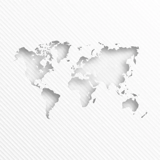 Free white map of the world Vector Images & Graphics | FreeImages