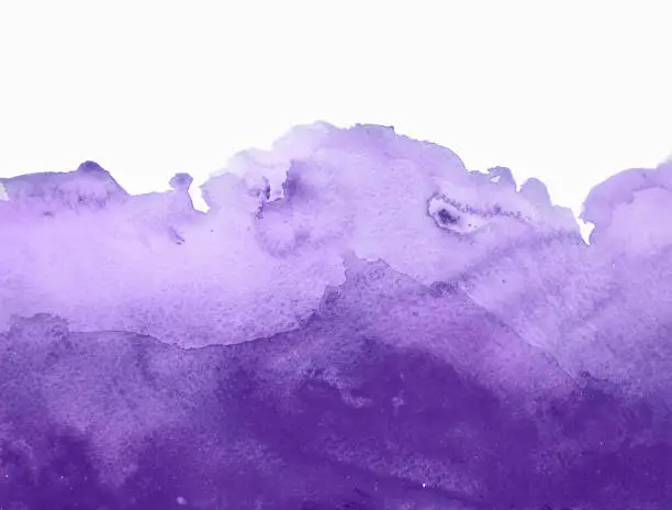 Photo of Purple watercolor background