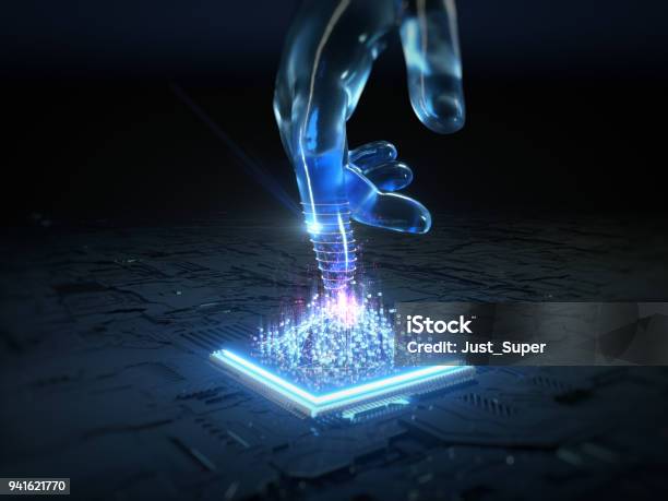 Artificial Intelligence Technology Stock Photo - Download Image Now - Automated, Technology, Artificial Intelligence