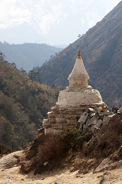 istock Old buddhist stupa in Tibet, Himalayas, Nepal 94162587