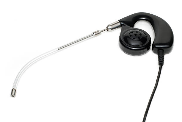 istock Over The Ear Telephone / Phone Headset Isolated on White 94163128
