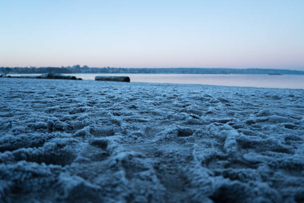 istock Frosty beach in the morning 941632504