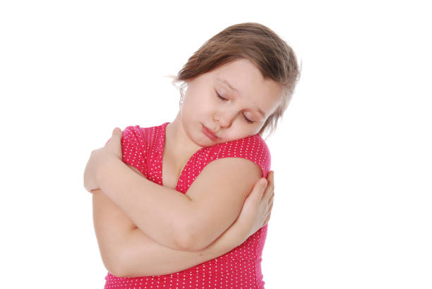 istock The girl has closed eyes 941632810