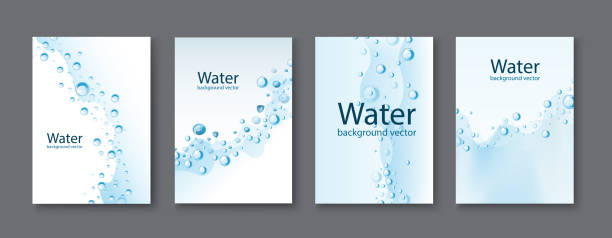 ilustrações, clipart, desenhos animados e ícones de gotas de água abstrata transparente-backgrounds.vector - water drop backgrounds macro